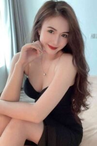 KL escort call girl in black dress